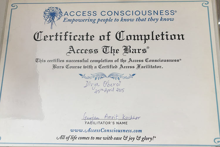 Access Bars certification